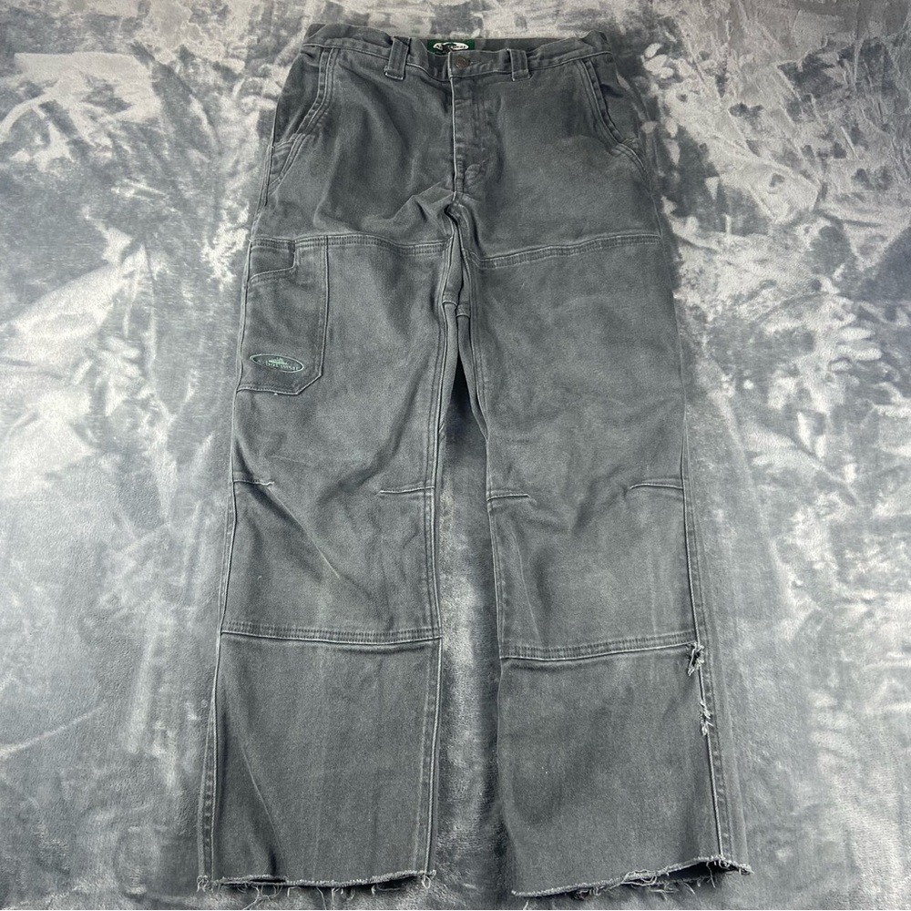 Arborwear Cedar Flex Pants Mens Fits 29x26.5 Gray Workwear Utility Double Knee